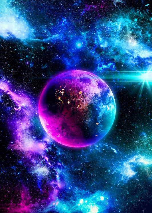 Iridescent Exoplanet 