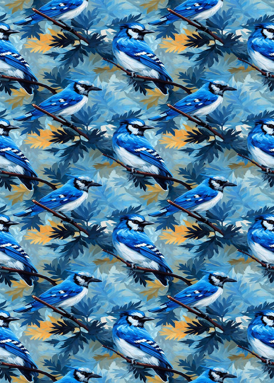 Vibrant Blue Jay Birds