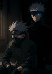  Kakashi x Gojo Dorm Vibes