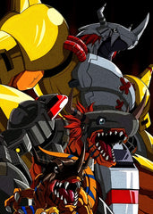 Wargreymon Mega Evolusion