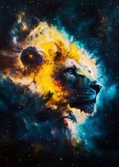 Lion Nebula In Space