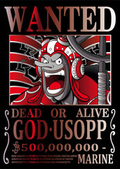 One Piece Usopp Wanted Poster