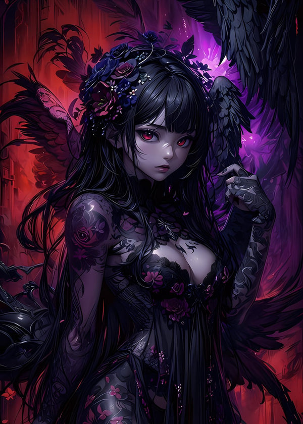 Enigmatic Floral Guardian