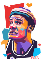 Flea RHCP  pop art portrait