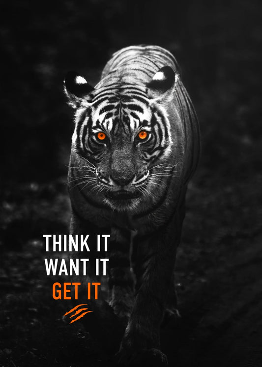 Tiger text art