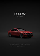 BMW i5 M60 2024 Red