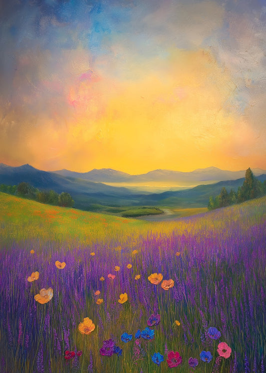 Lavender Dawn Painting