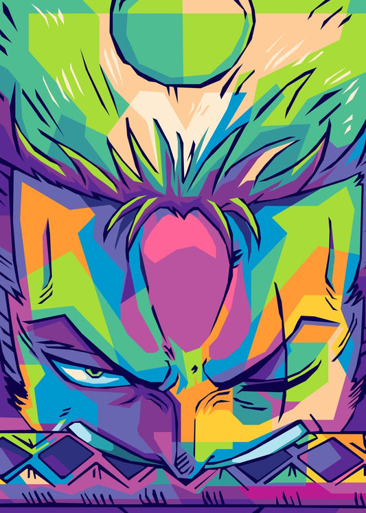 One Piece, Roronoa Zoro pop art