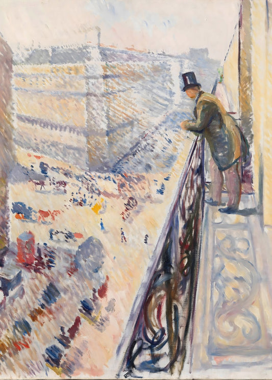 The painting 'Rue Lafayette' by Edvard Munch