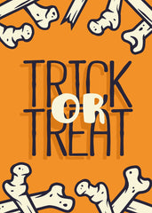 Trick or Treat Bones Halloween