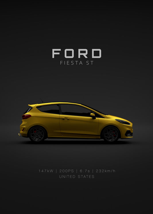Ford Fiesta ST 2019 - Yellow