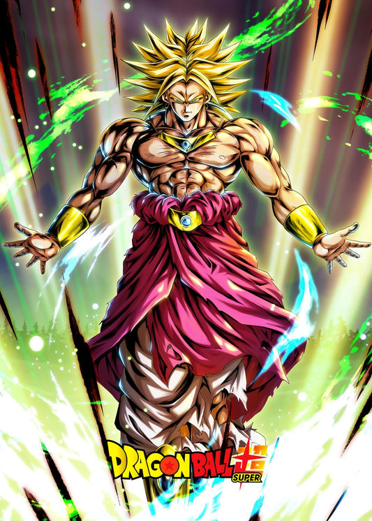 broly saiyan, Dragon ball 