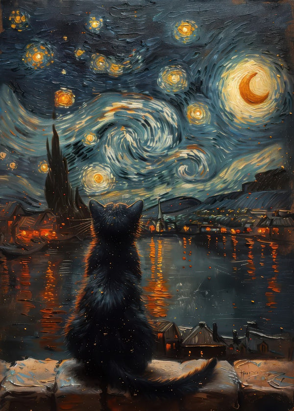 Starry Night Cats
