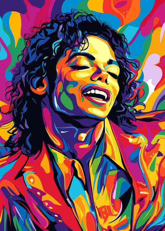 Michael Jackson Colorful Art