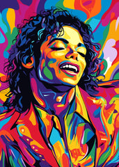 Michael Jackson Colorful Art