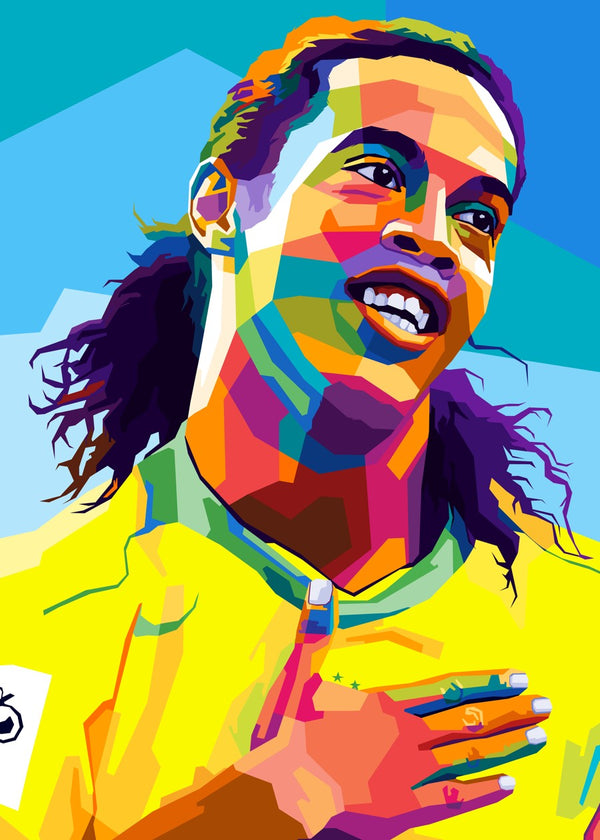 Ronaldinho Wpap Pop Art