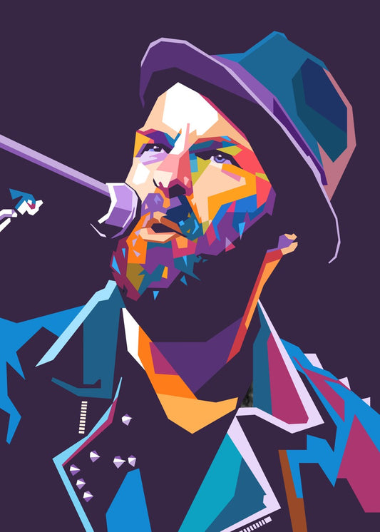 Tim Armstrong pop art portrait