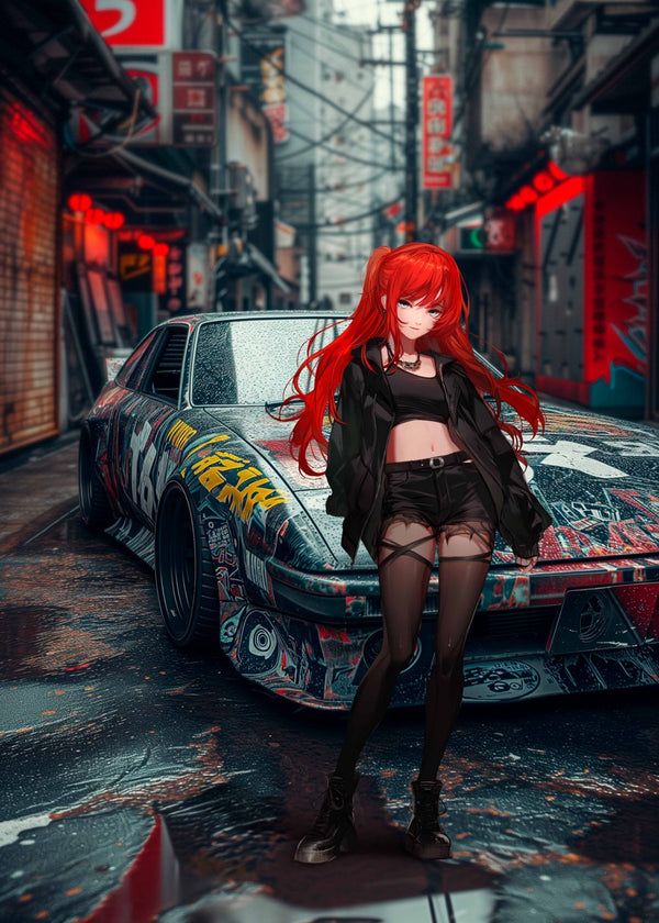 Red haired Punk Girl