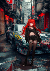 Red haired Punk Girl