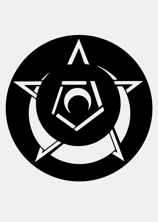 Mystical Pentagram Crop Circle