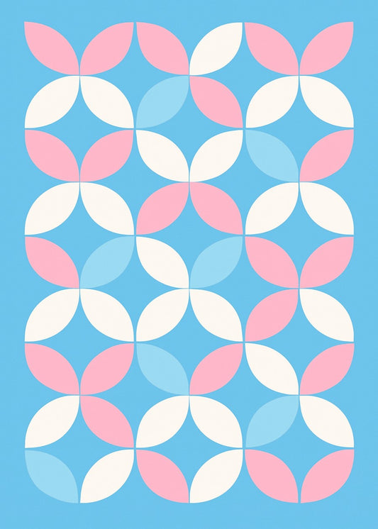 Geometric Floral Pattern Trans