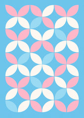 Geometric Floral Pattern Trans