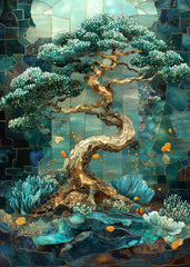 An Ocean Mosaic Tree