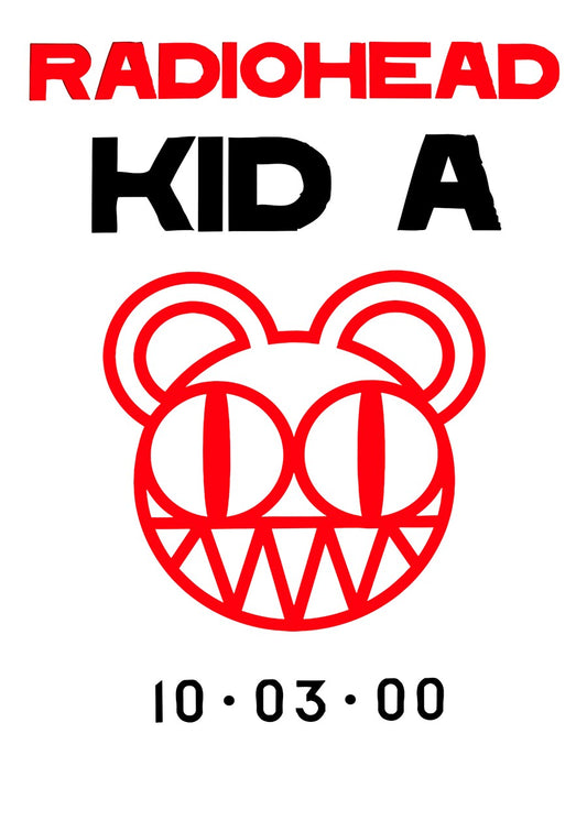 Radiohead Kid A Release Poster