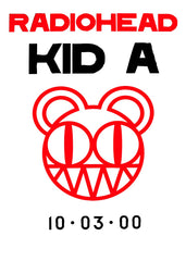 Radiohead Kid A Release Poster