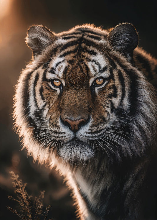 Ember-Eyed Tiger Stare