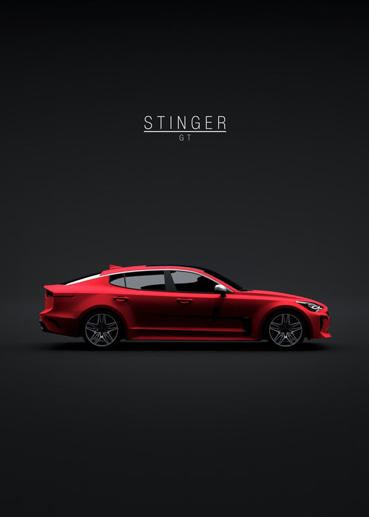 Kia Stinger GT 2022 Red