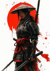 Lady Samurai Walking Alley