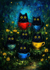 Enchanted Cup Cats