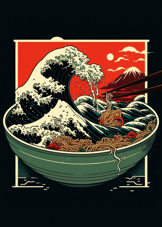 ramen wave art
