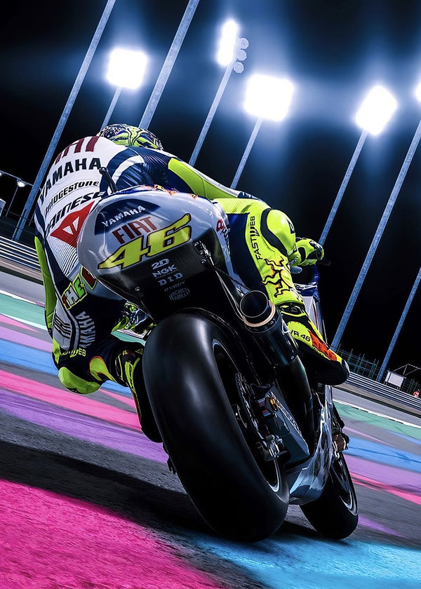 valentino rossi night race