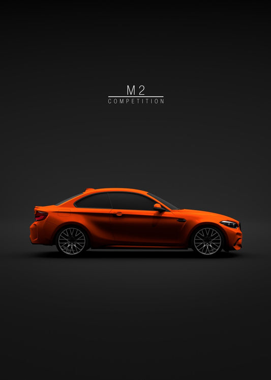 BMW M2 Competition 2019 Orange