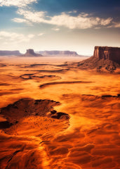 Epic Desert Crater View