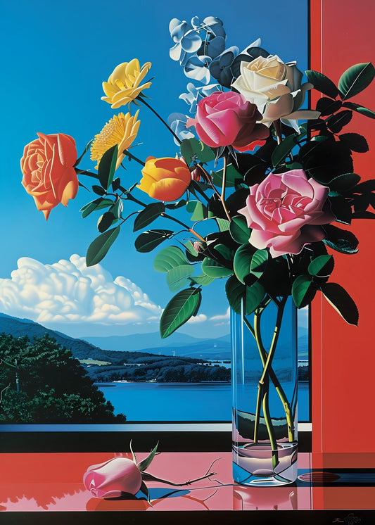 Roses by the Window View