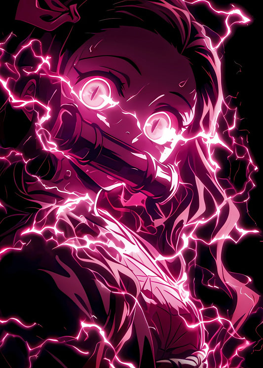 Neon Nezuko Kamado, Demon Slayer Kimetsu no Yaiba