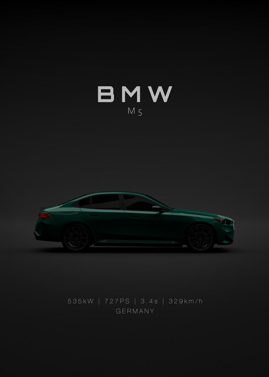 BMW M5 G90 2025 Green Specs