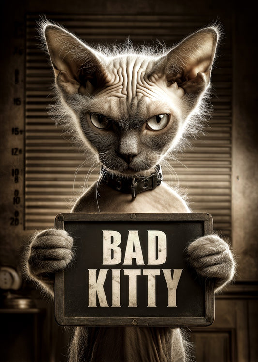 Bad Kitty Mugshot