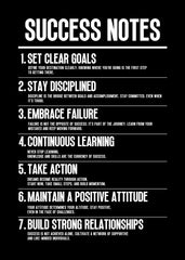 7 Success Notes