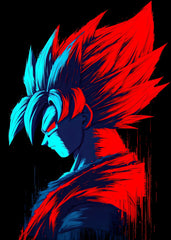 Goku Super Saiyan Blue Neon
