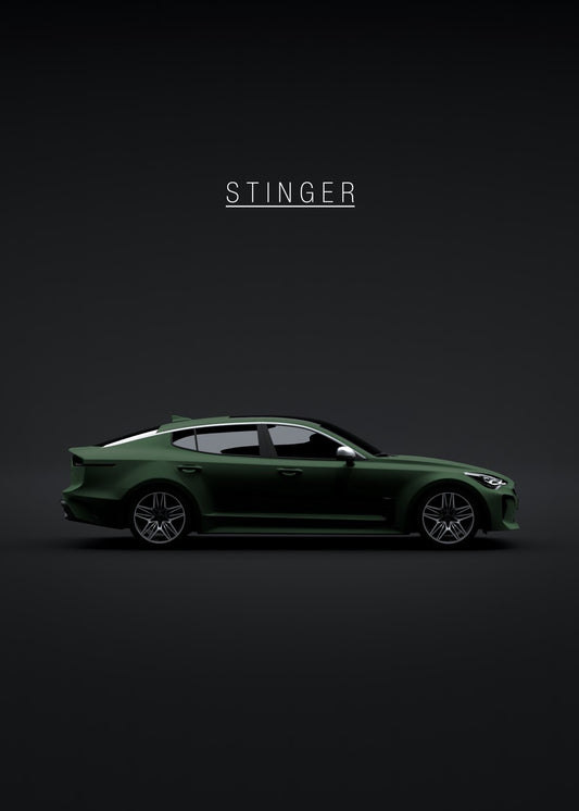 Kia Stinger GT 2022 Green
