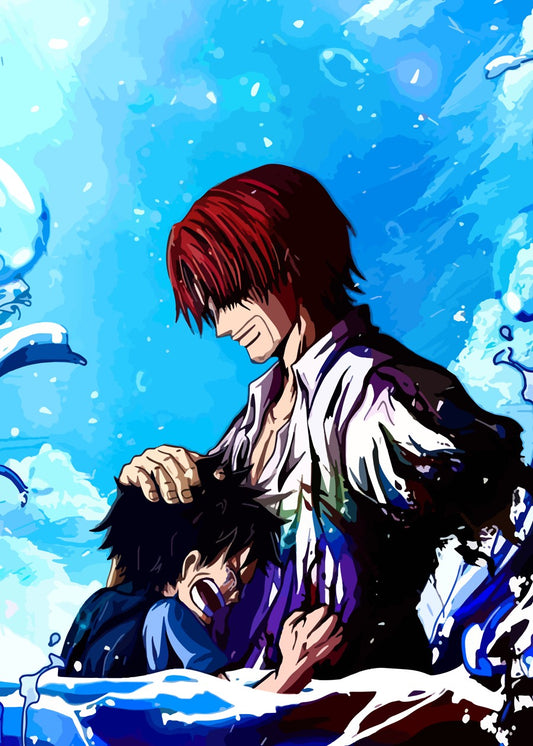 Shanks save Luffy - Onepiece