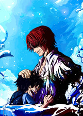 Shanks save Luffy - Onepiece