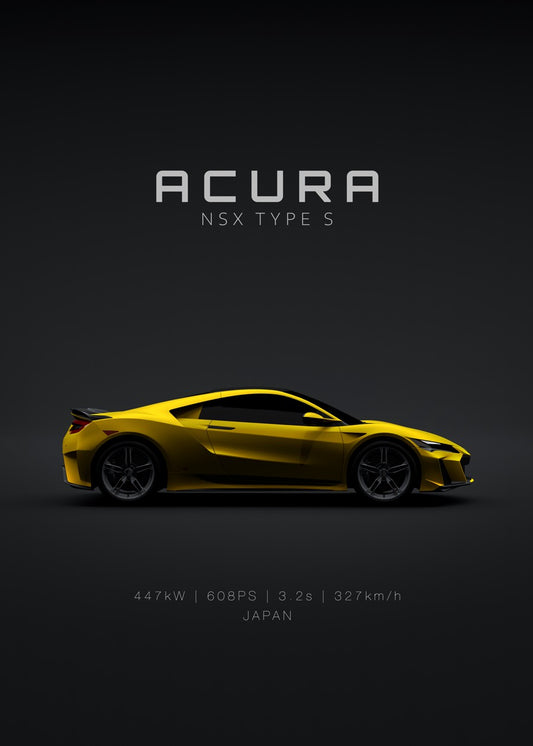 Acura NSX Type S 2022 Yellow