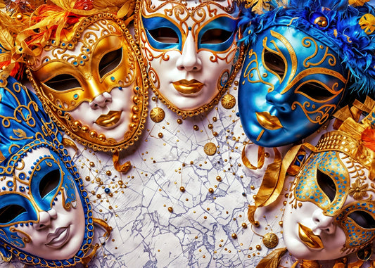 Vibrant Carnival Masks