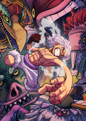 Luffy gear 5 nika, One Piece