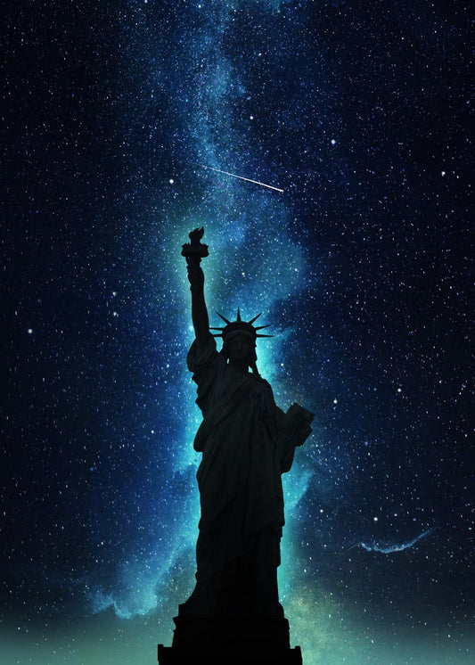 Cosmic Liberty statue 